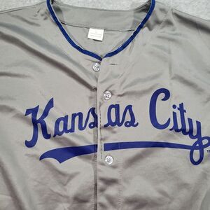 Kansas City Royals Men's XL‎ Gray Jersey Stadium Giveaway